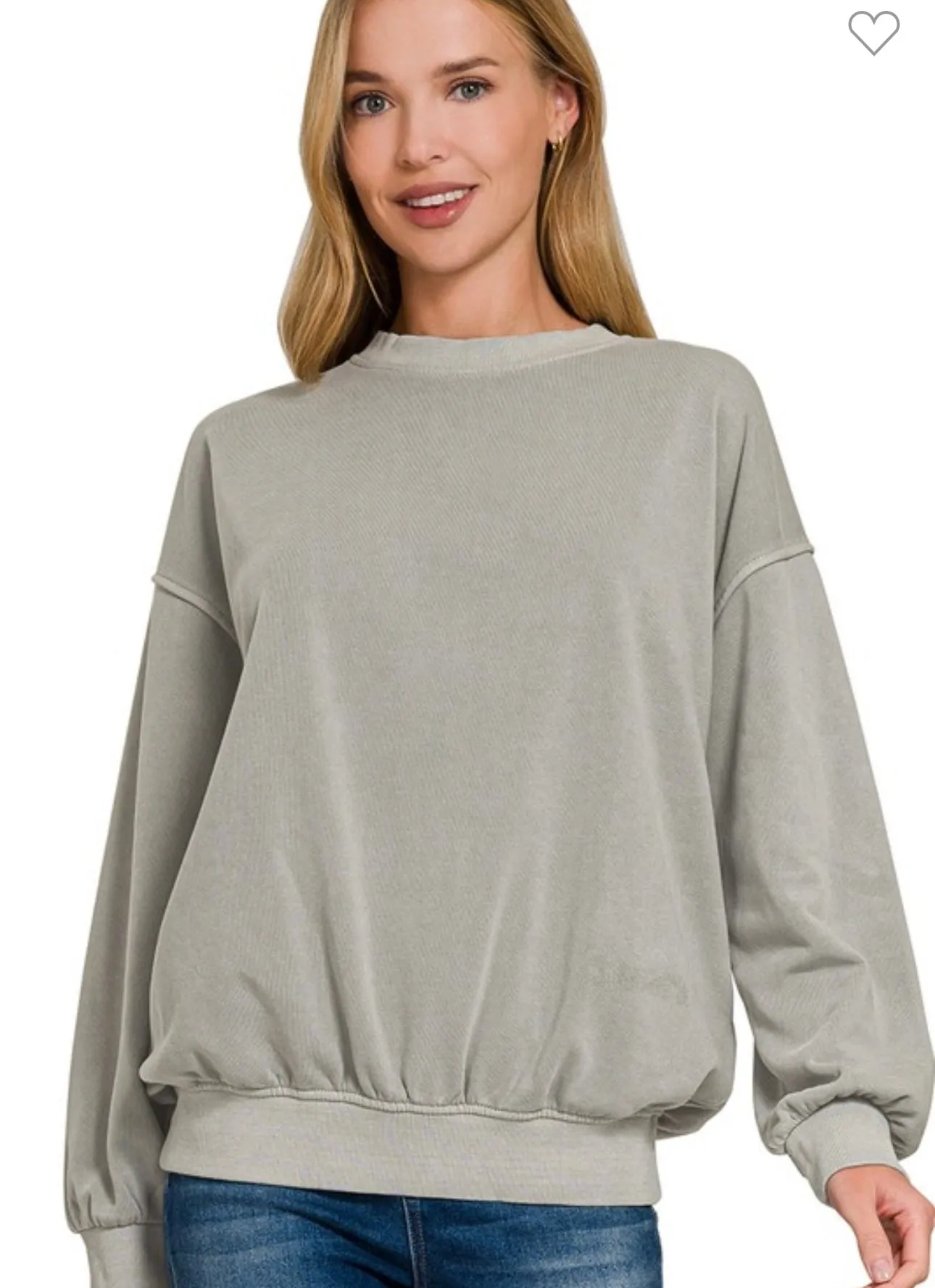 Gray Mineral Sweatshirt