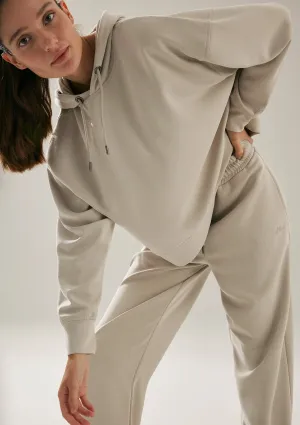 Grey Active Hooded Sweatshirts