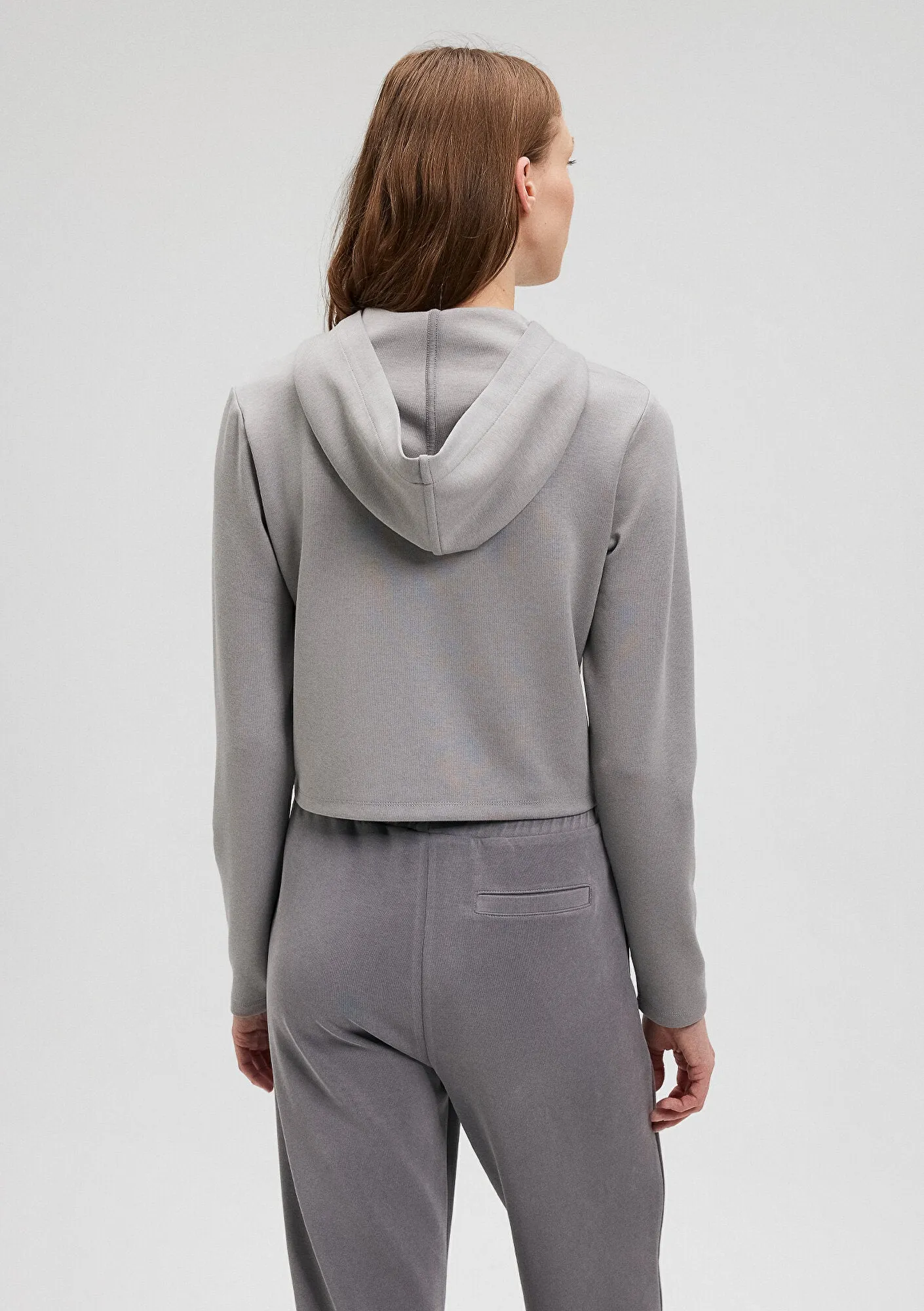 Grey Zip Up Sweatshirt