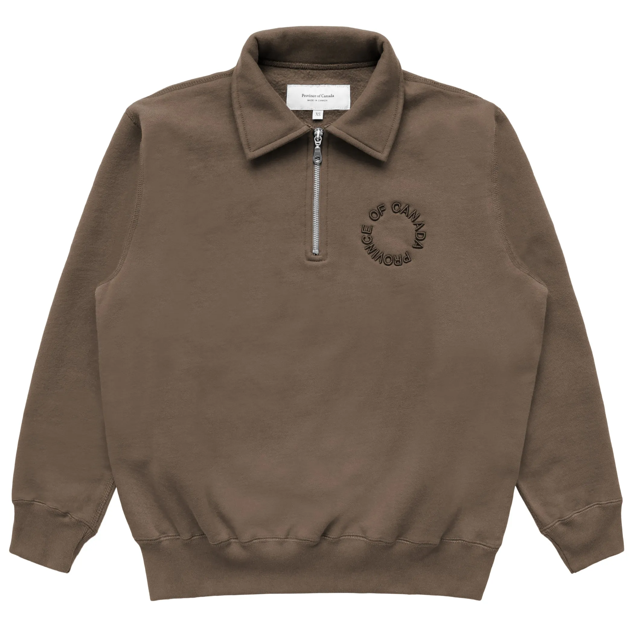 Half Zip Fleece Sweatshirt Chestnut - Unisex