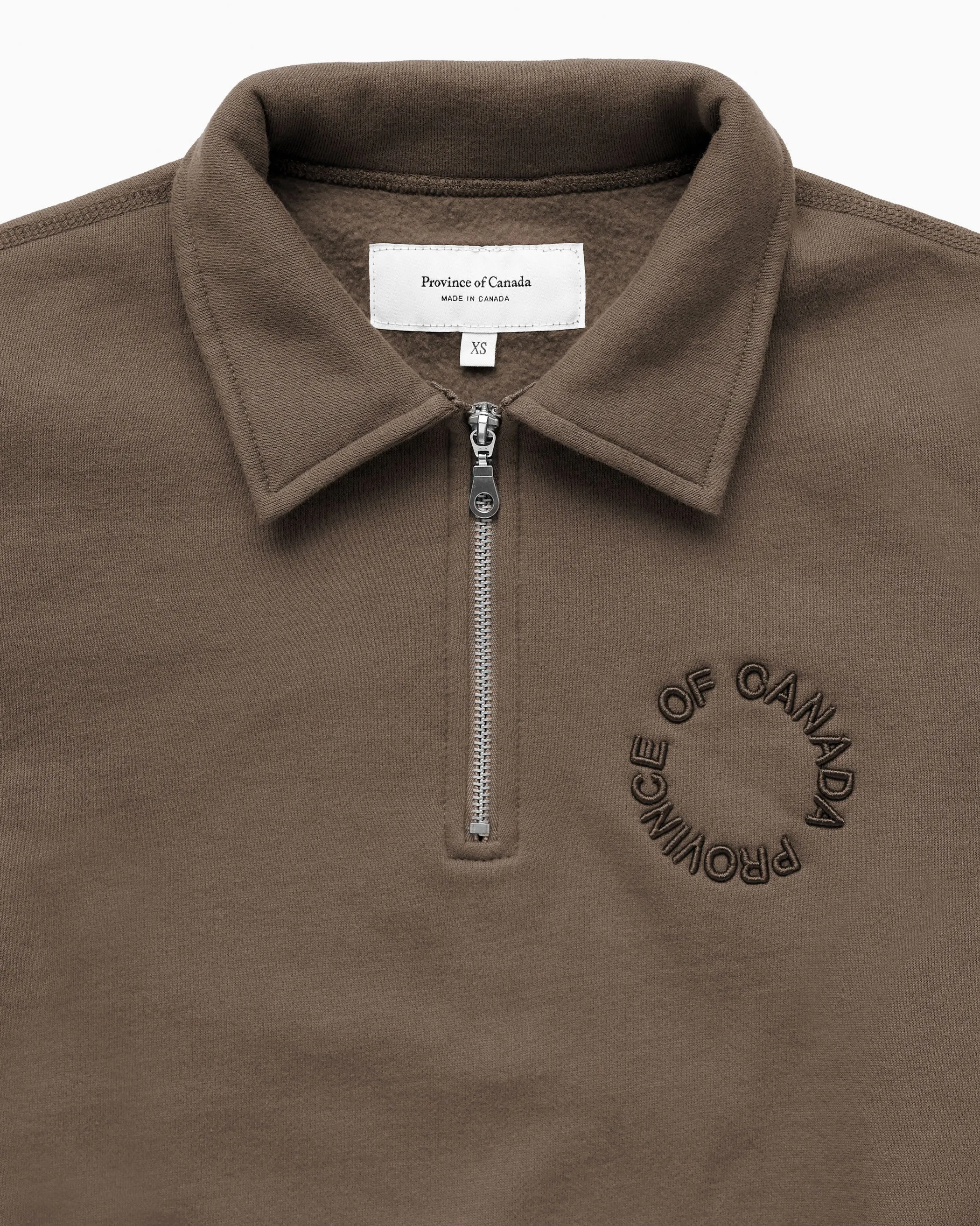 Half Zip Fleece Sweatshirt Chestnut - Unisex