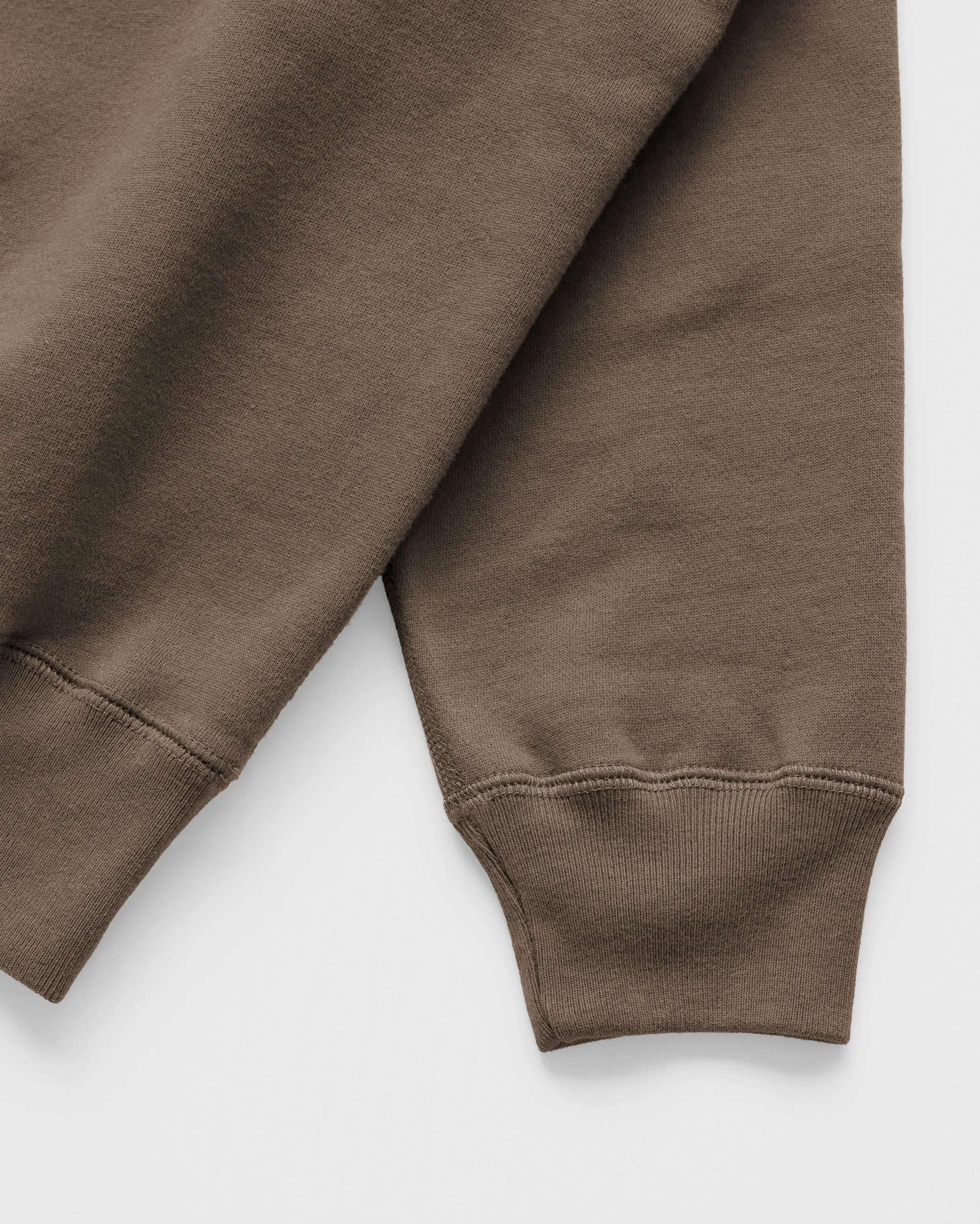 Half Zip Fleece Sweatshirt Chestnut - Unisex