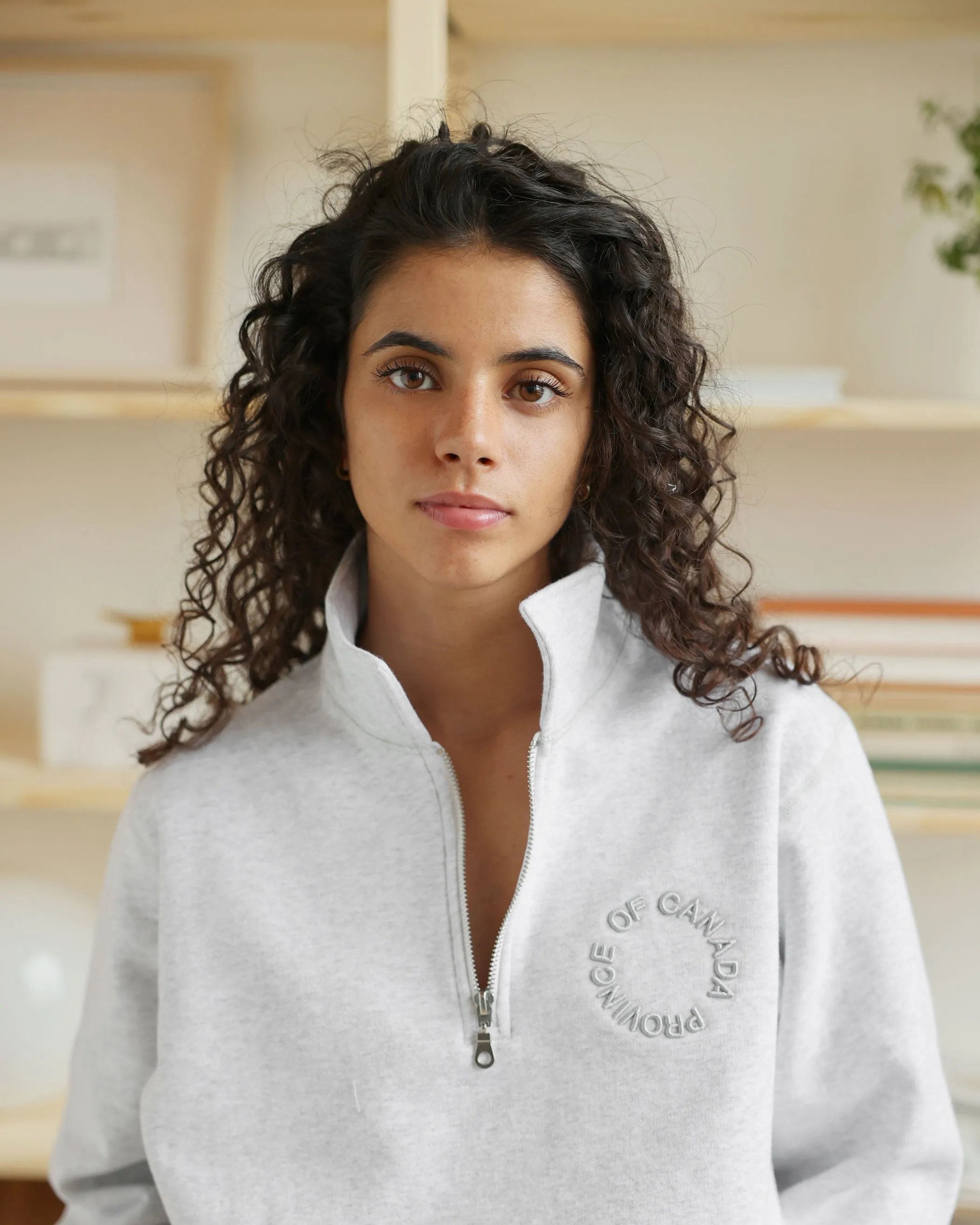 Half Zip Fleece Sweatshirt Cloud - Unisex