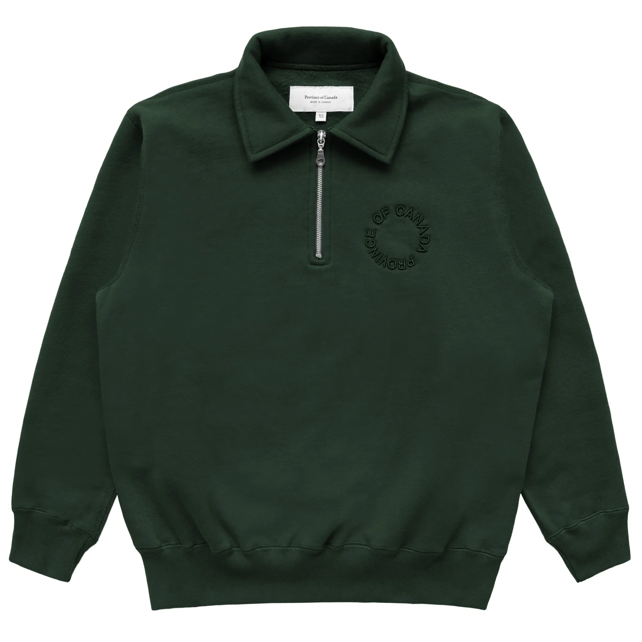Half Zip Fleece Sweatshirt Forest - Unisex