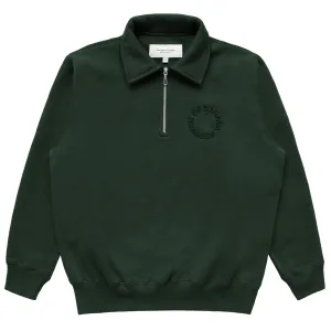 Half Zip Fleece Sweatshirt Forest - Unisex