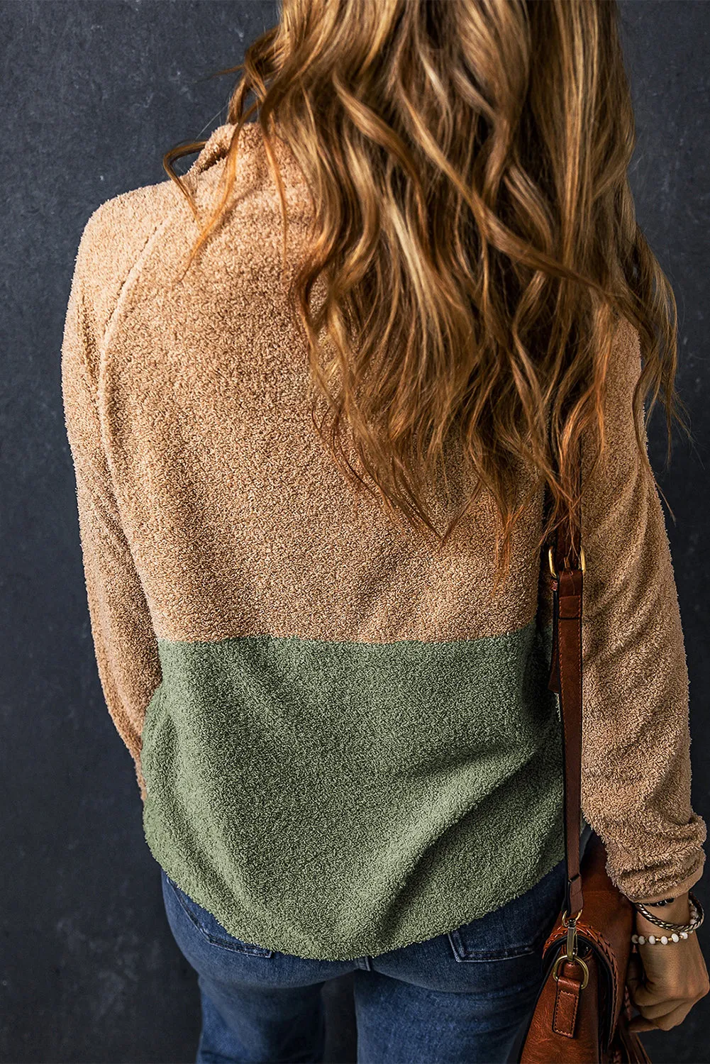 Half Zip Fleece Sweatshirt