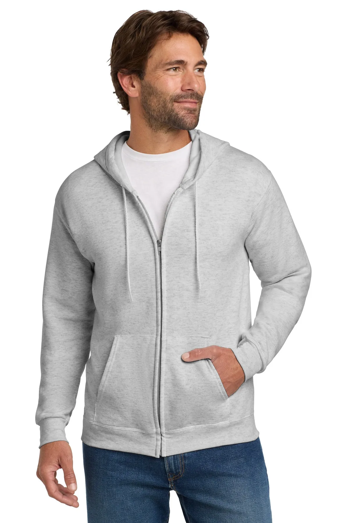 Hanes® - EcoSmart® Full-Zip Hooded Sweatshirt