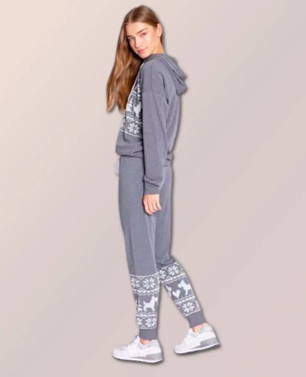 Happy Happy Joy Charcoal Hoodie