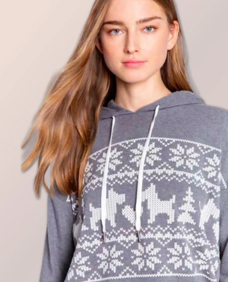 Happy Happy Joy Charcoal Hoodie