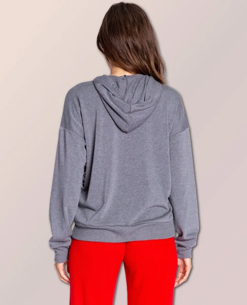 Happy Happy Joy Charcoal Hoodie