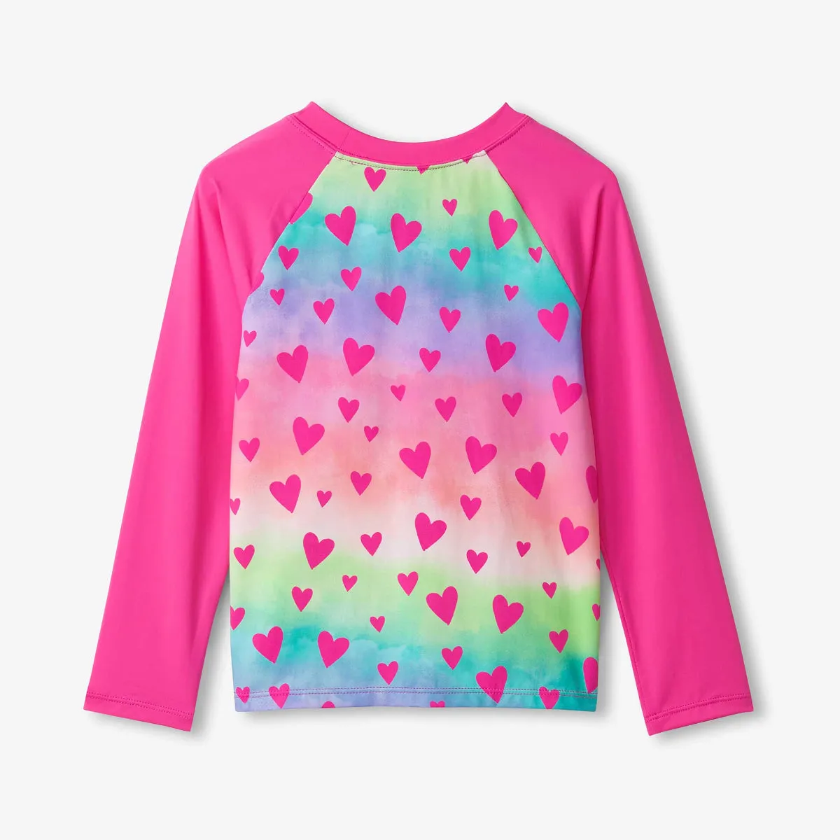 Hatley L/S Rashguard - Kaleidoscope Hearts
