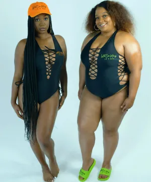 HCM Strappy Black One Piece