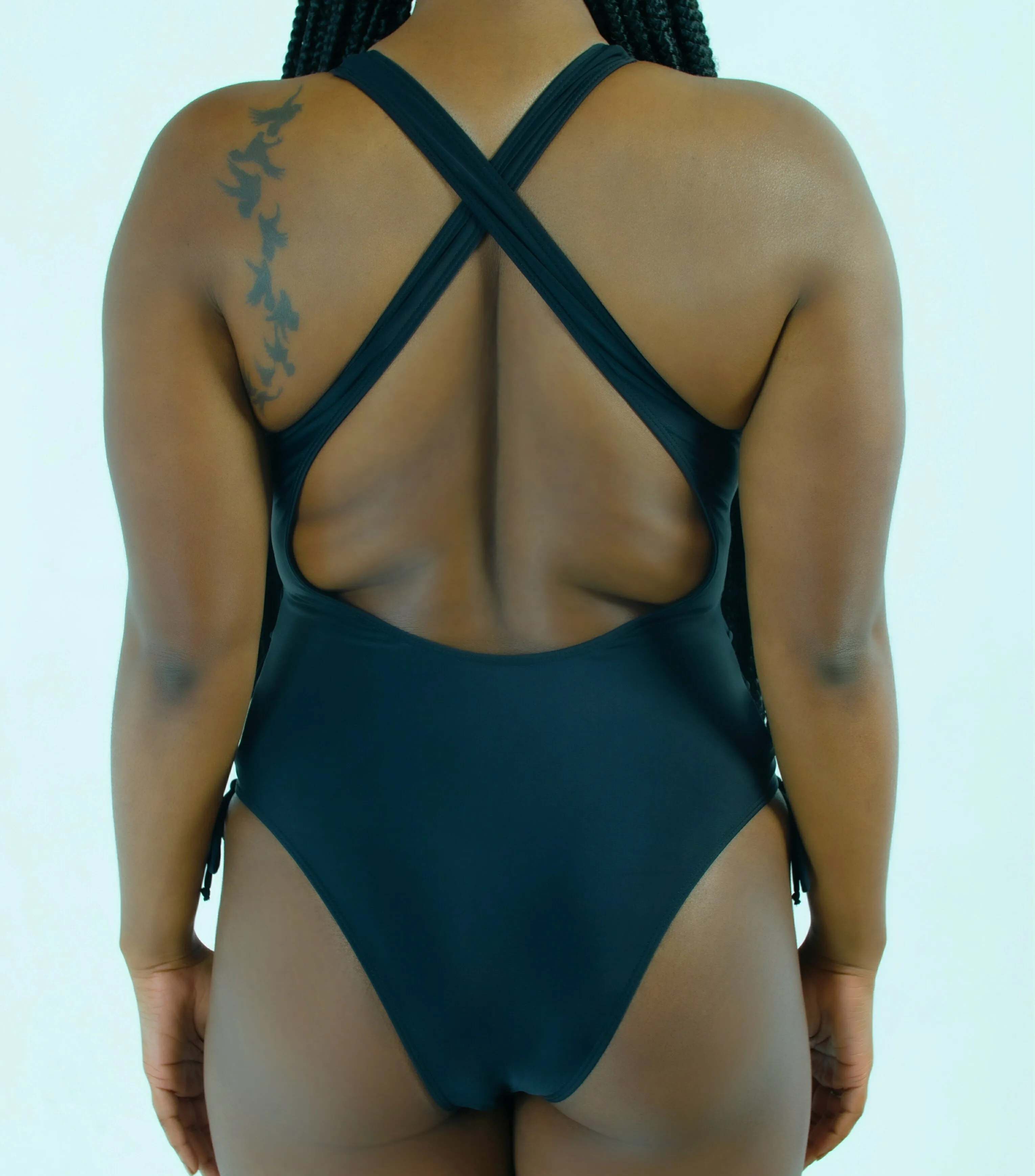 HCM Strappy Black One Piece