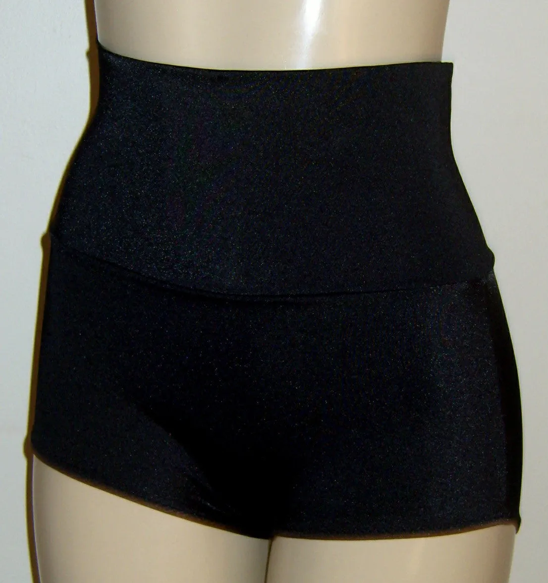 High Waist Banded Low-leg Bikini Bottoms