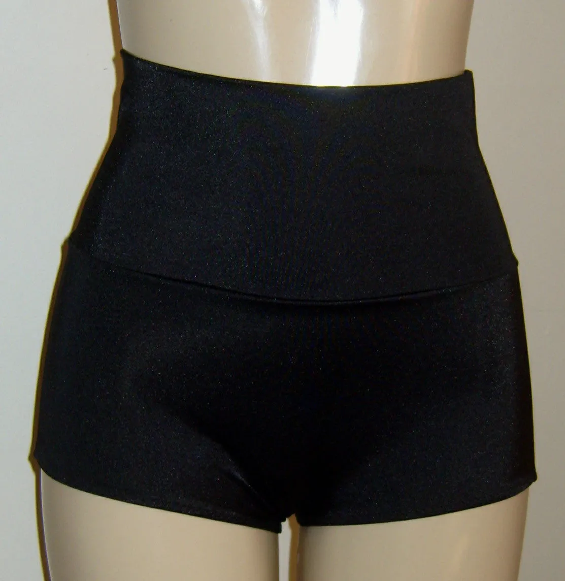 High Waist Banded Low-leg Bikini Bottoms