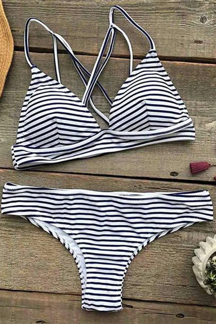 Hit Summer Stripe Bikini Set
