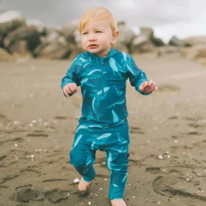 Honeysuckle Swim Sunsuit - All is Whale