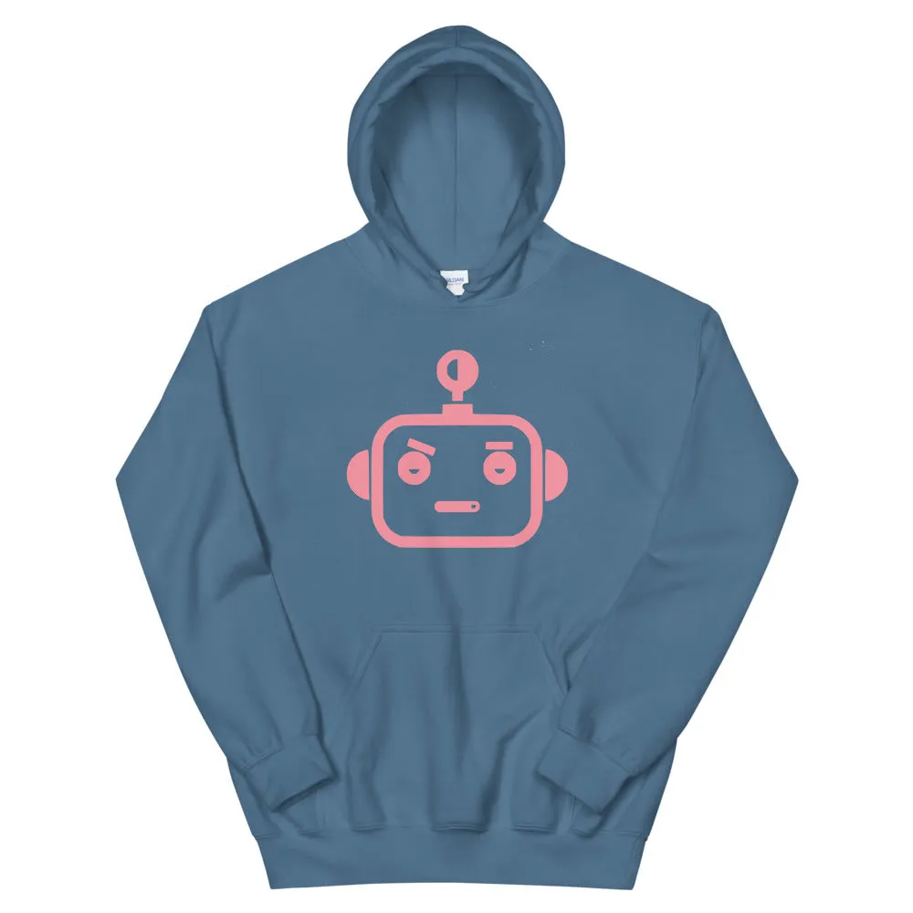 HOODBOT Original (Pink Hooded) Sweatshirt