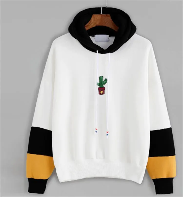 Hooded Long Sleeve Printed Sweatshirt
