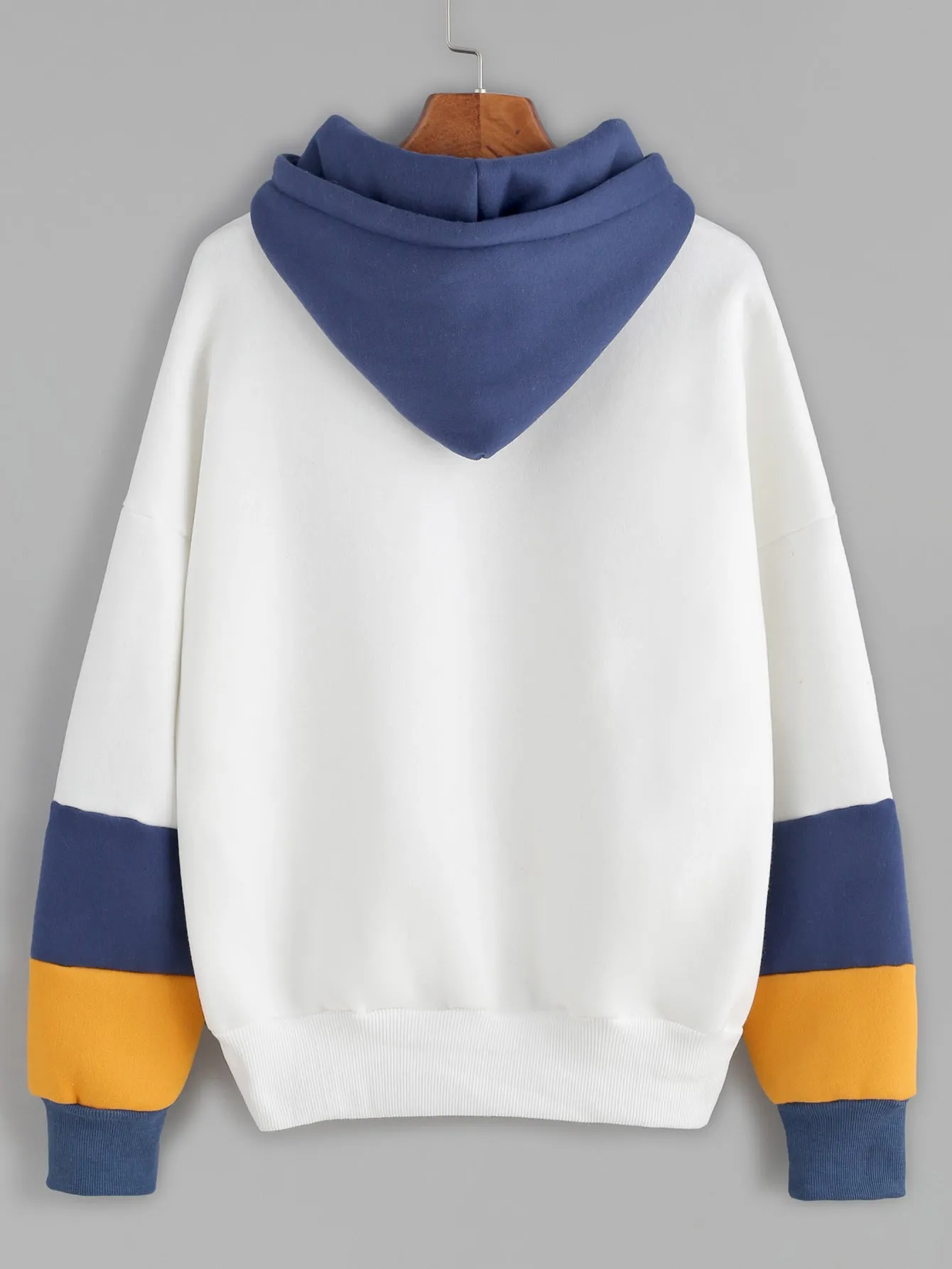 Hooded Long Sleeve Printed Sweatshirt