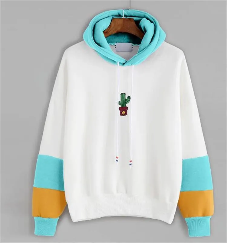 Hooded Long Sleeve Printed Sweatshirt
