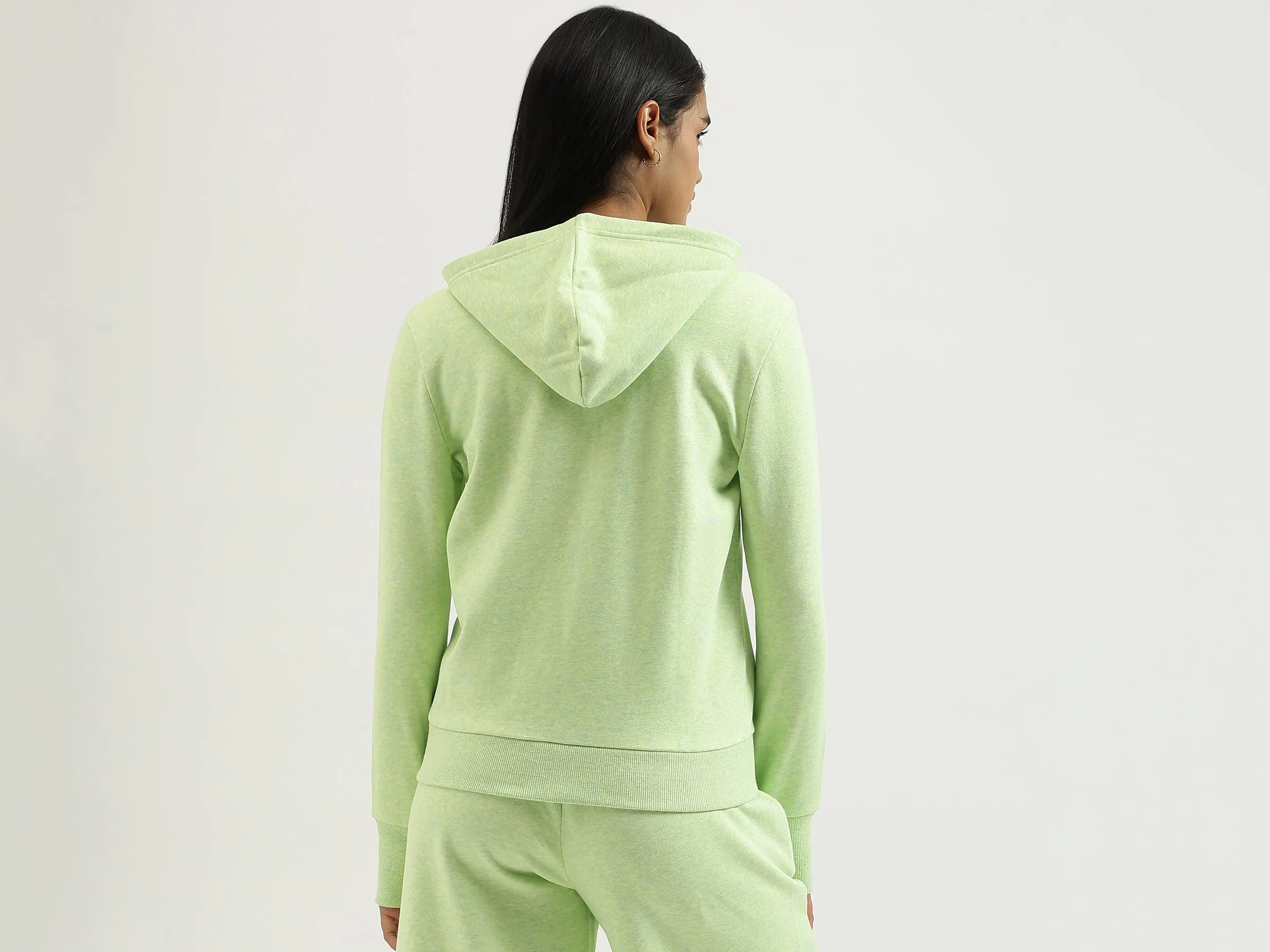Hooded Neck Solid Sweatshirts