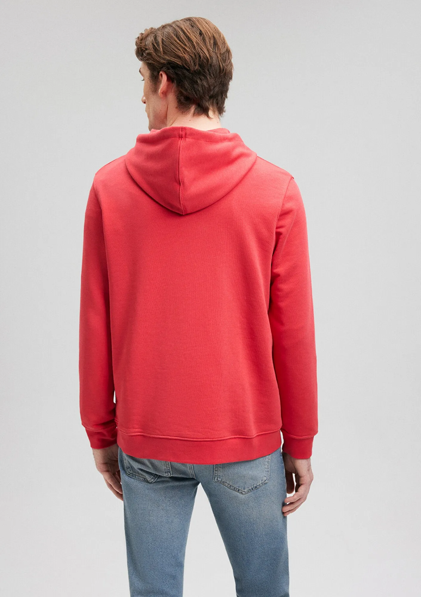 Hooded Red Sweatshirt
