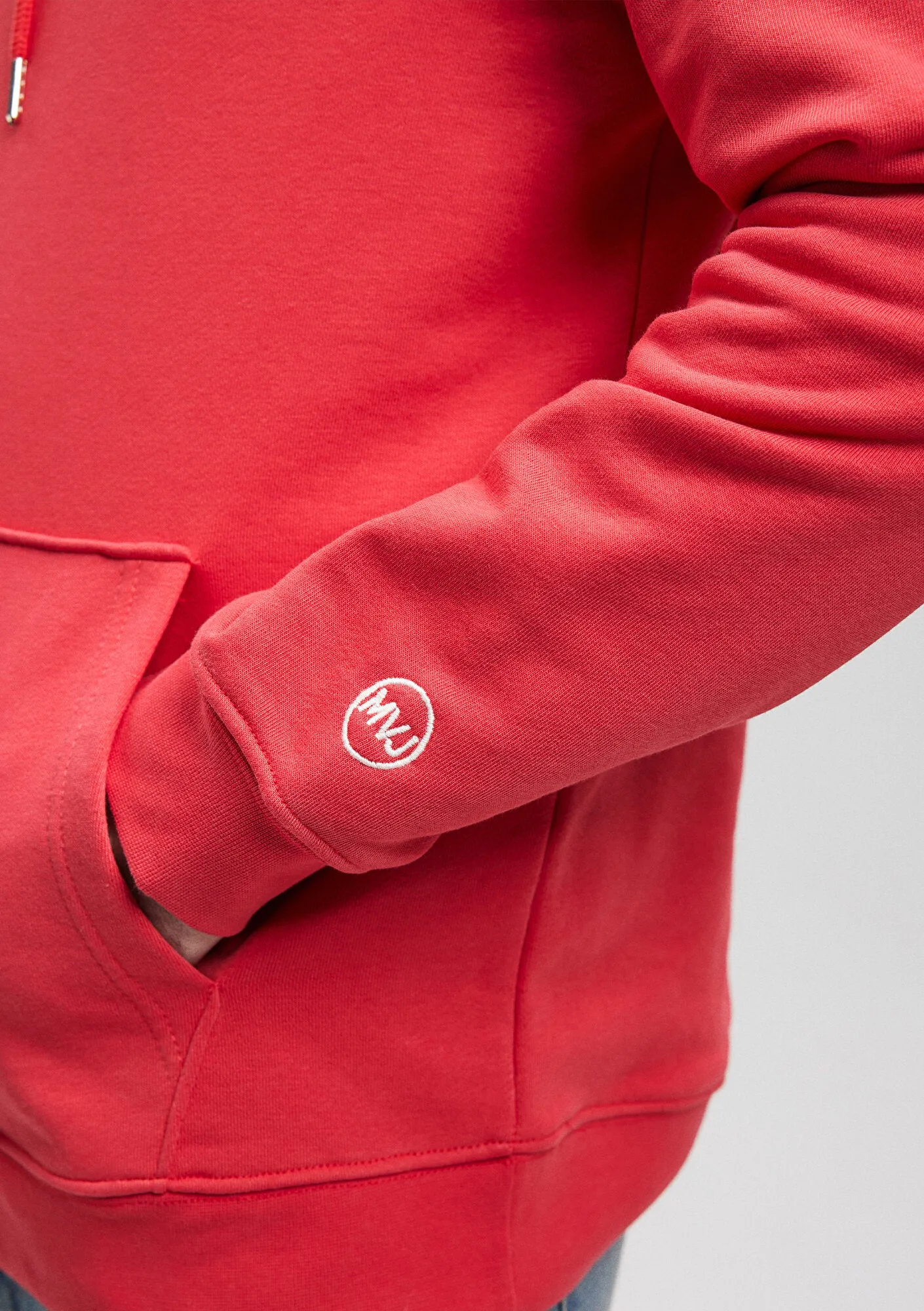 Hooded Red Sweatshirt
