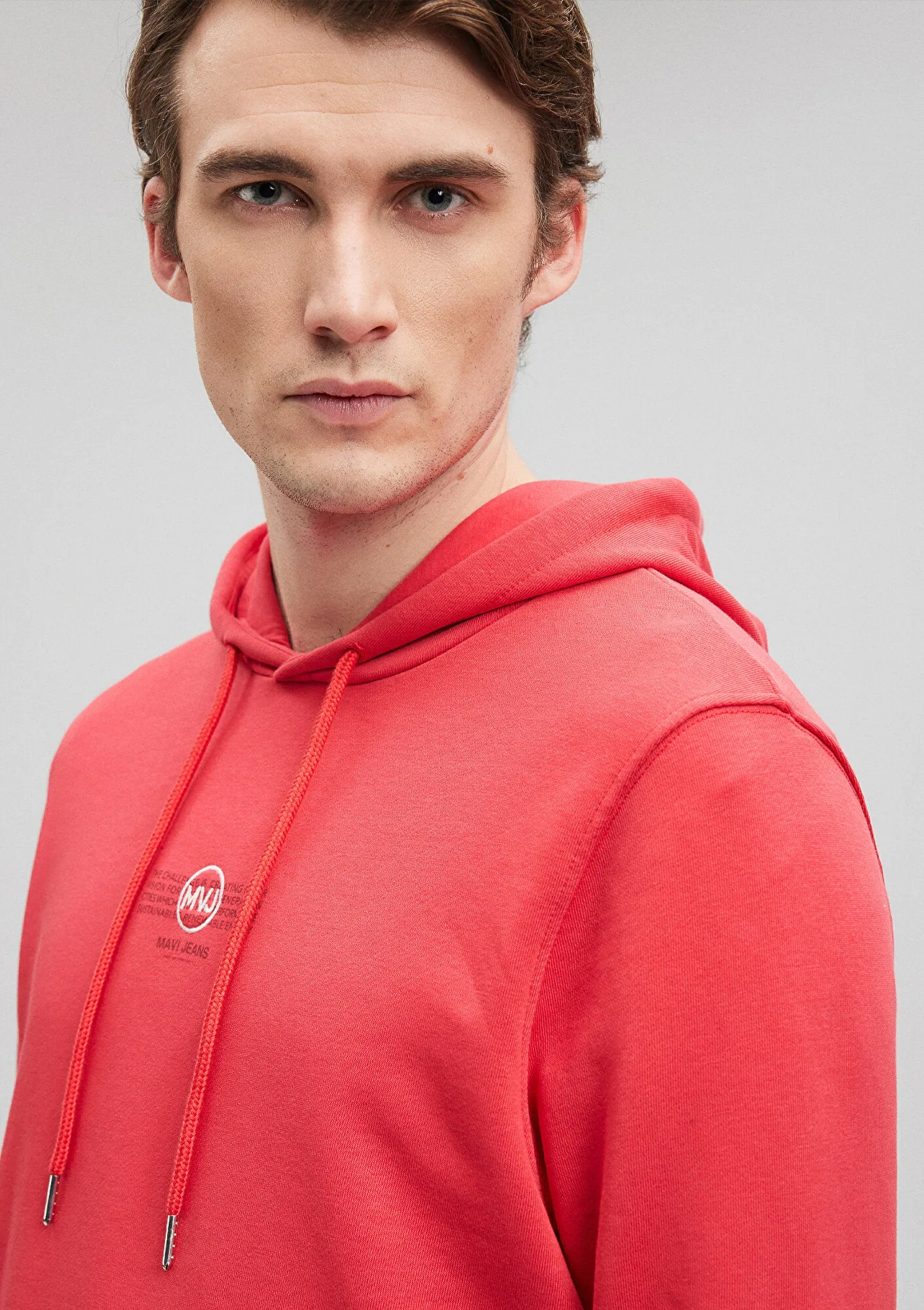 Hooded Red Sweatshirt