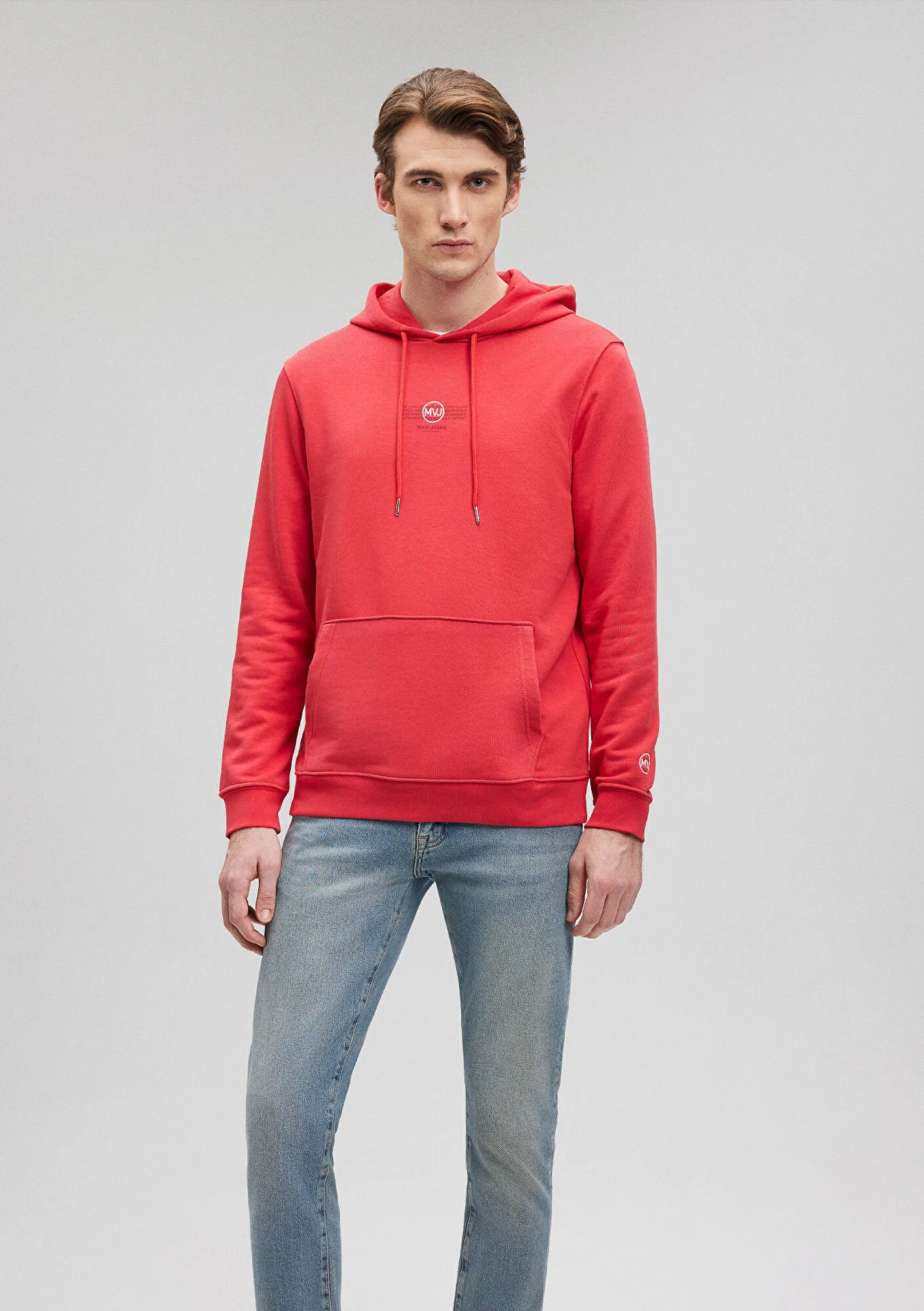 Hooded Red Sweatshirt