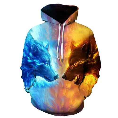 Hooded sweatshirt Colorful