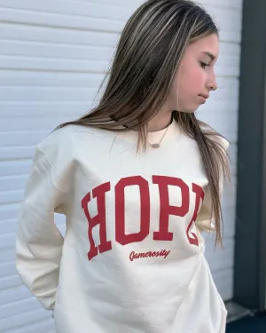 Hope Ivory Unisex Crewneck Sweatshirt