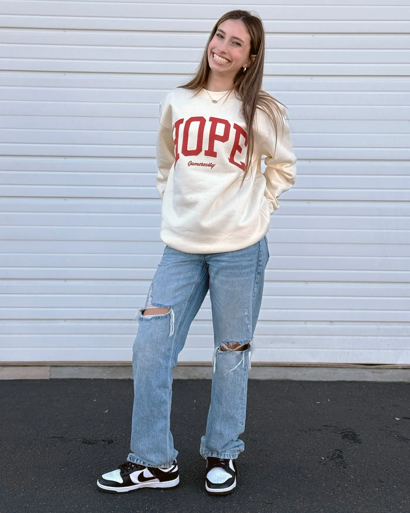 Hope Ivory Unisex Crewneck Sweatshirt