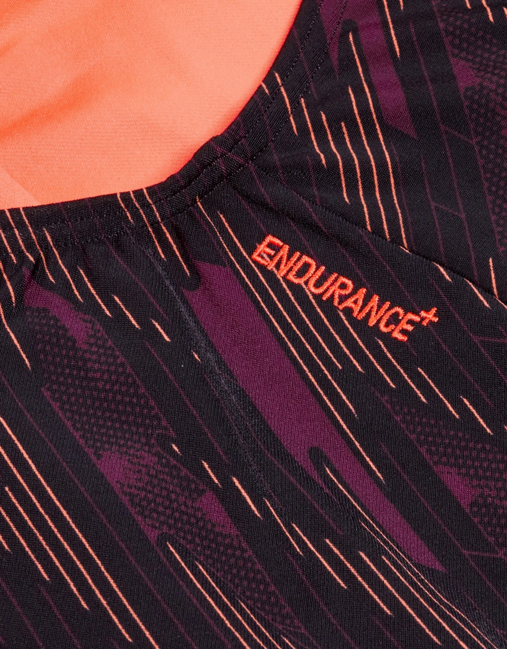 Hyperboom Allover Medalist Swimsuit - Black/Purple