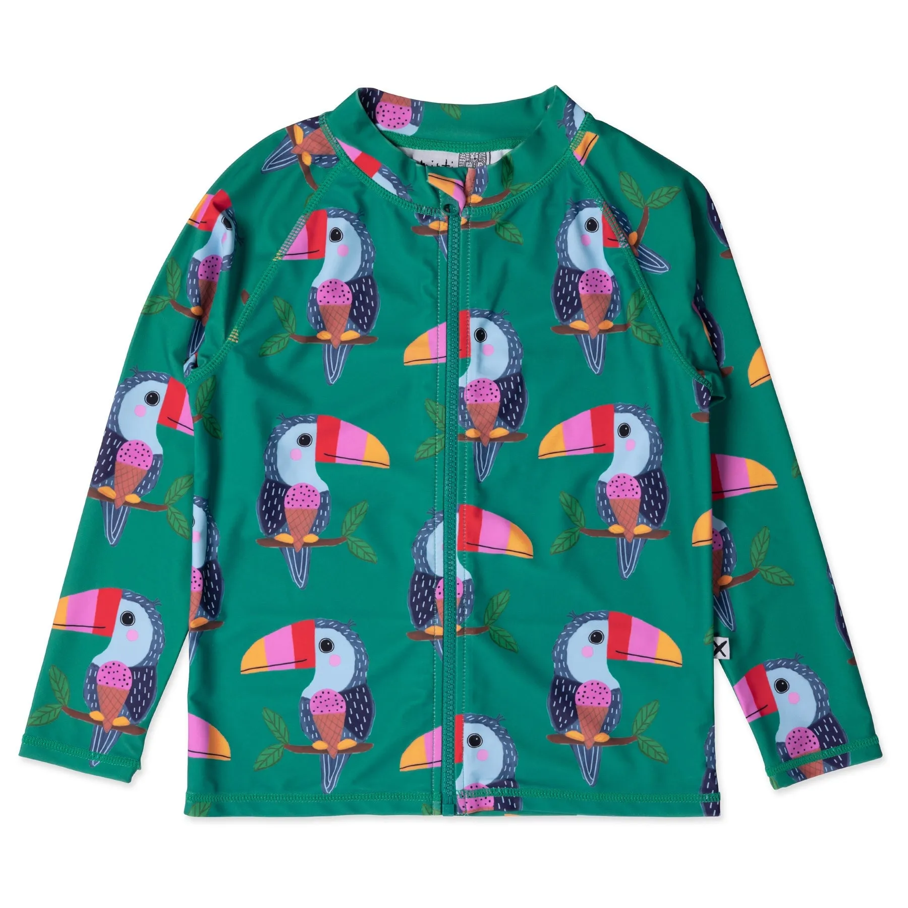 Icecream Toucan Rashie Set- Green
