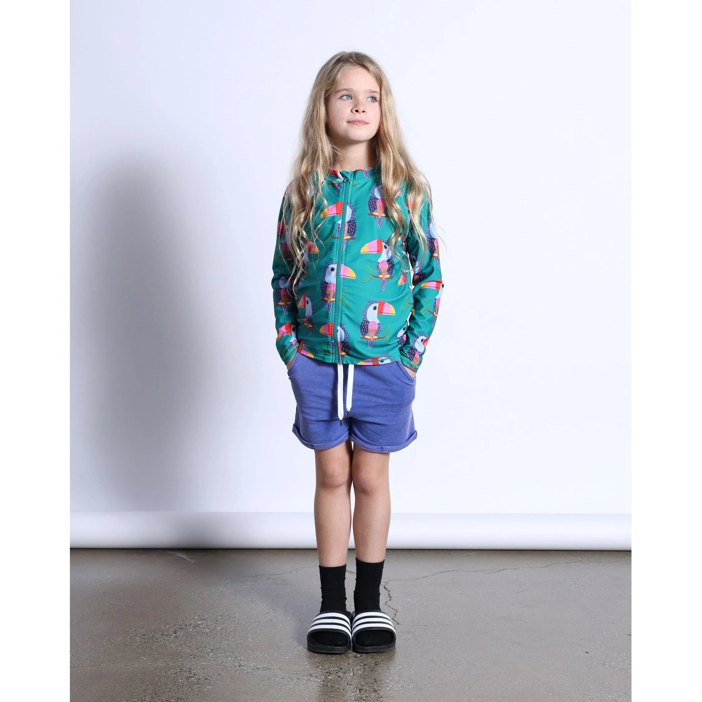 Icecream Toucan Rashie Set- Green