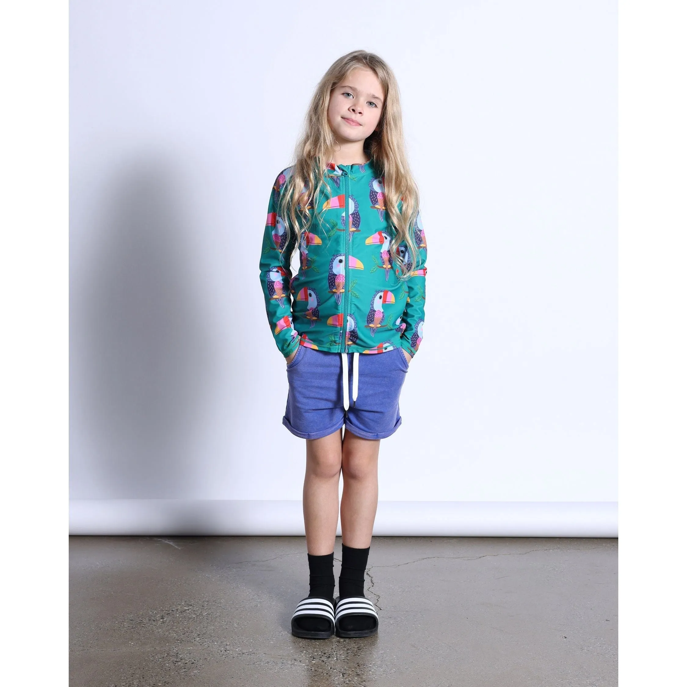 Icecream Toucan Rashie Set- Green