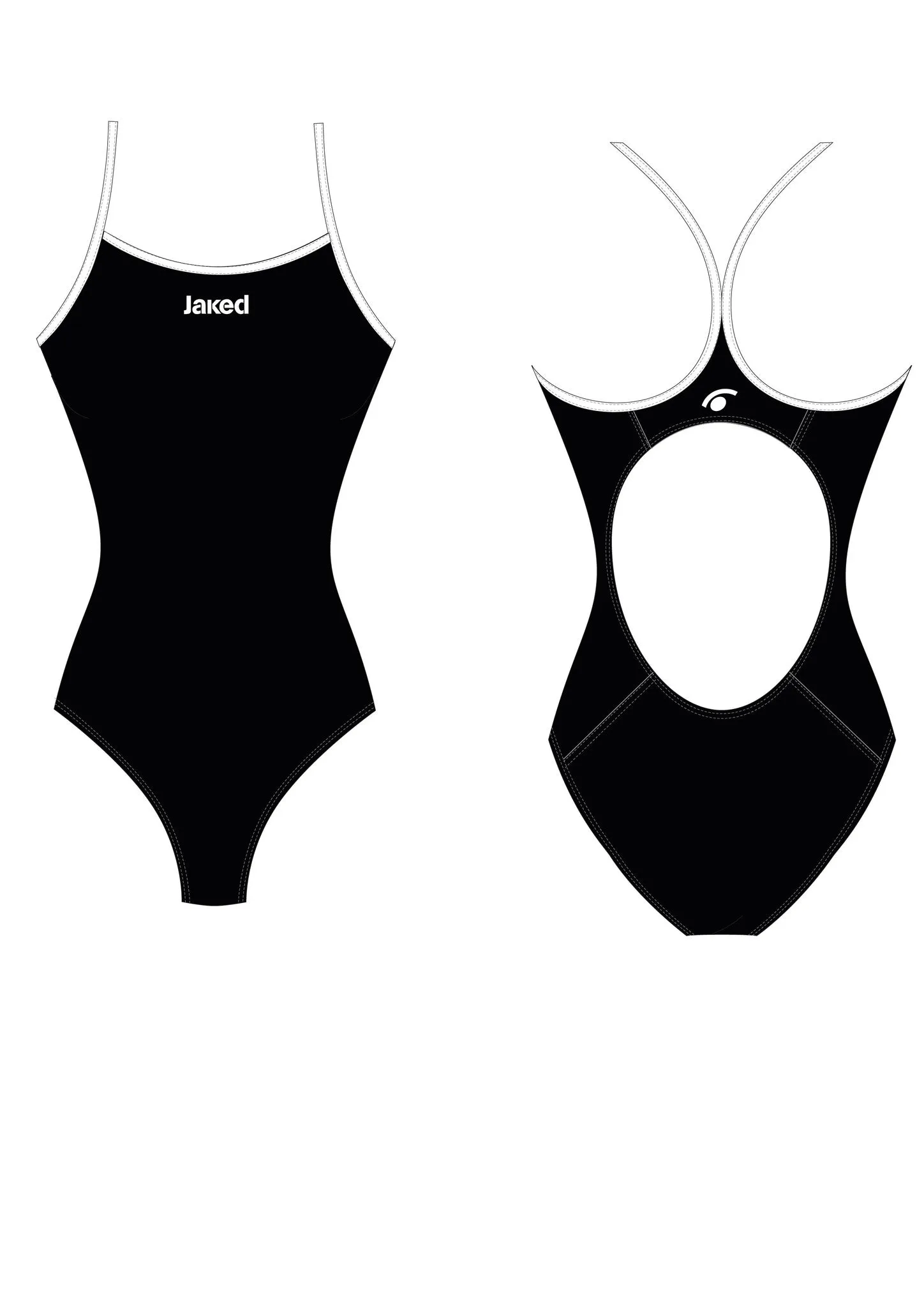 Jaked Women's One-Piece VERTIGO JWNUD05018