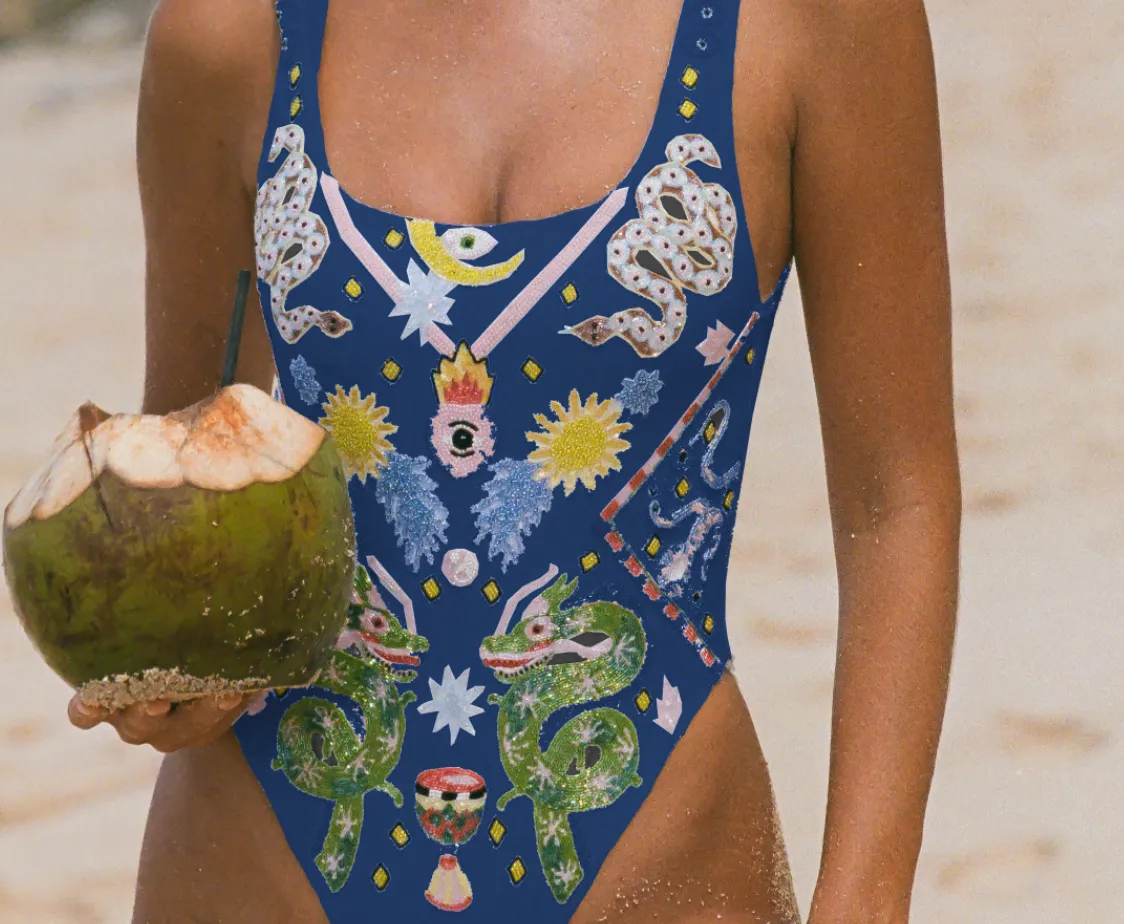 Jamila Luxe Scoop Back Swimsuit