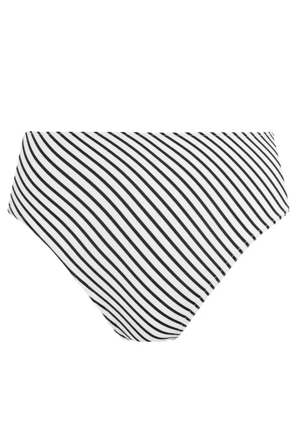 Jewel Cove High Waist Bikini Brief - Striped