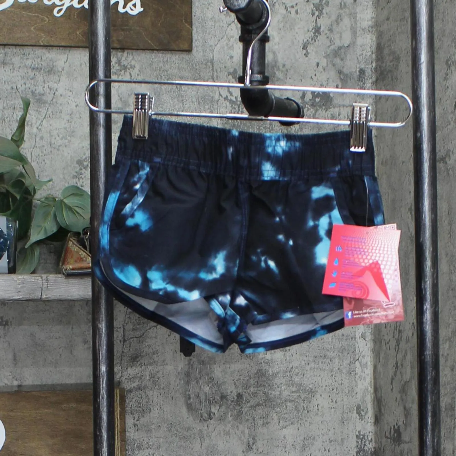 Kanu Surf Girl Standard Isabel UPF 50  Quick Dry Beach Boardshort Black / Aqua 4