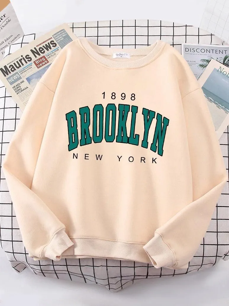 Kawaii Women's Sweatshirts 1898 Brooklyn