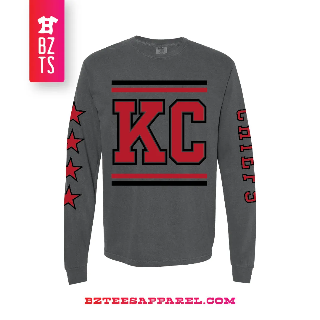 KC Chiefs Long Sleeve (Tee or Sweatshirt)
