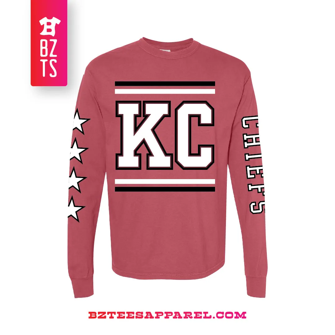 KC Chiefs Long Sleeve (Tee or Sweatshirt)