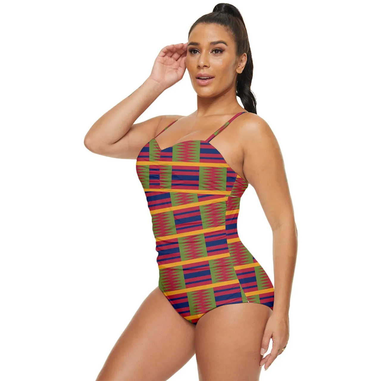 Kente Retro Swimsuit