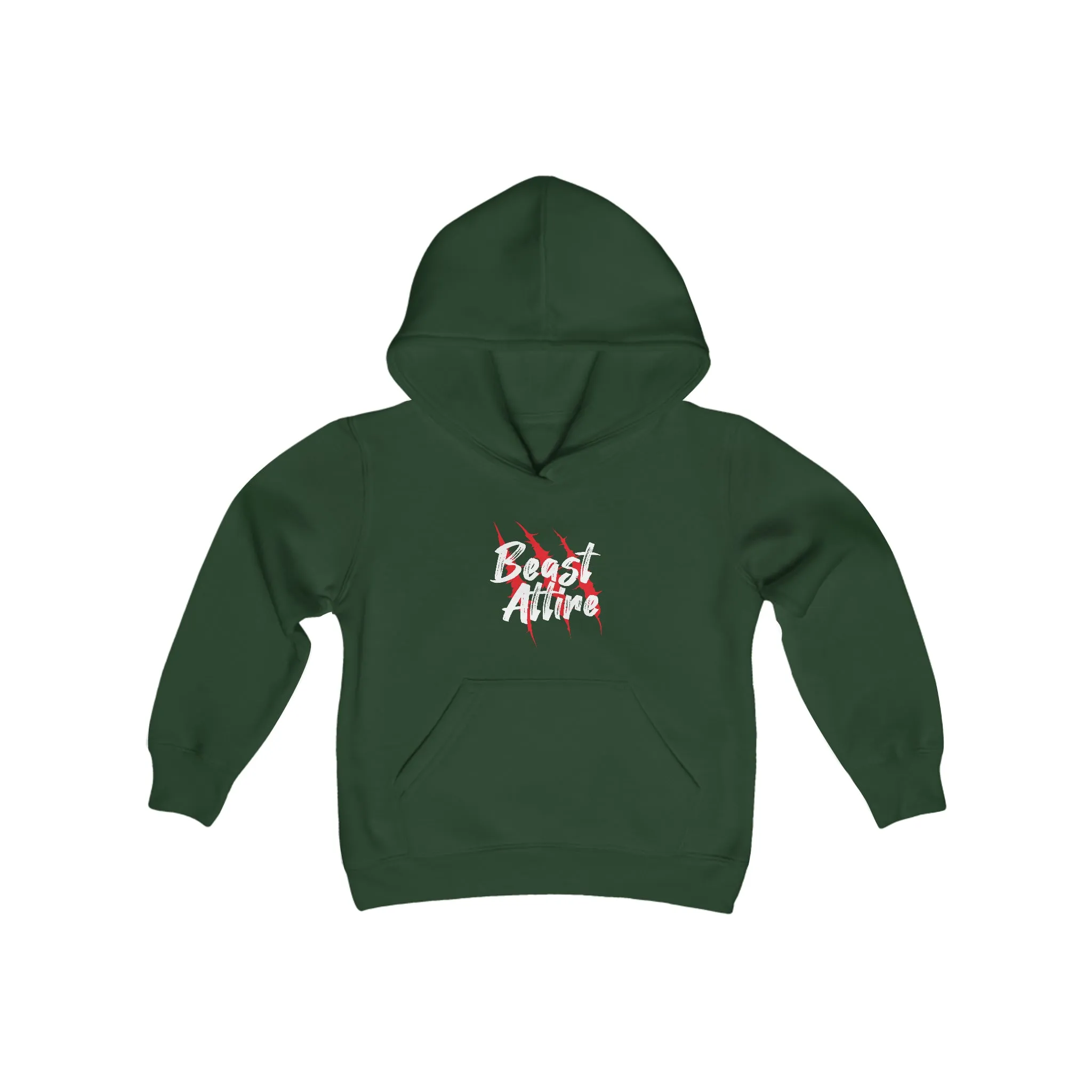 Kids Heavy Blend  Beast Attire Dark Hooded Sweatshirt