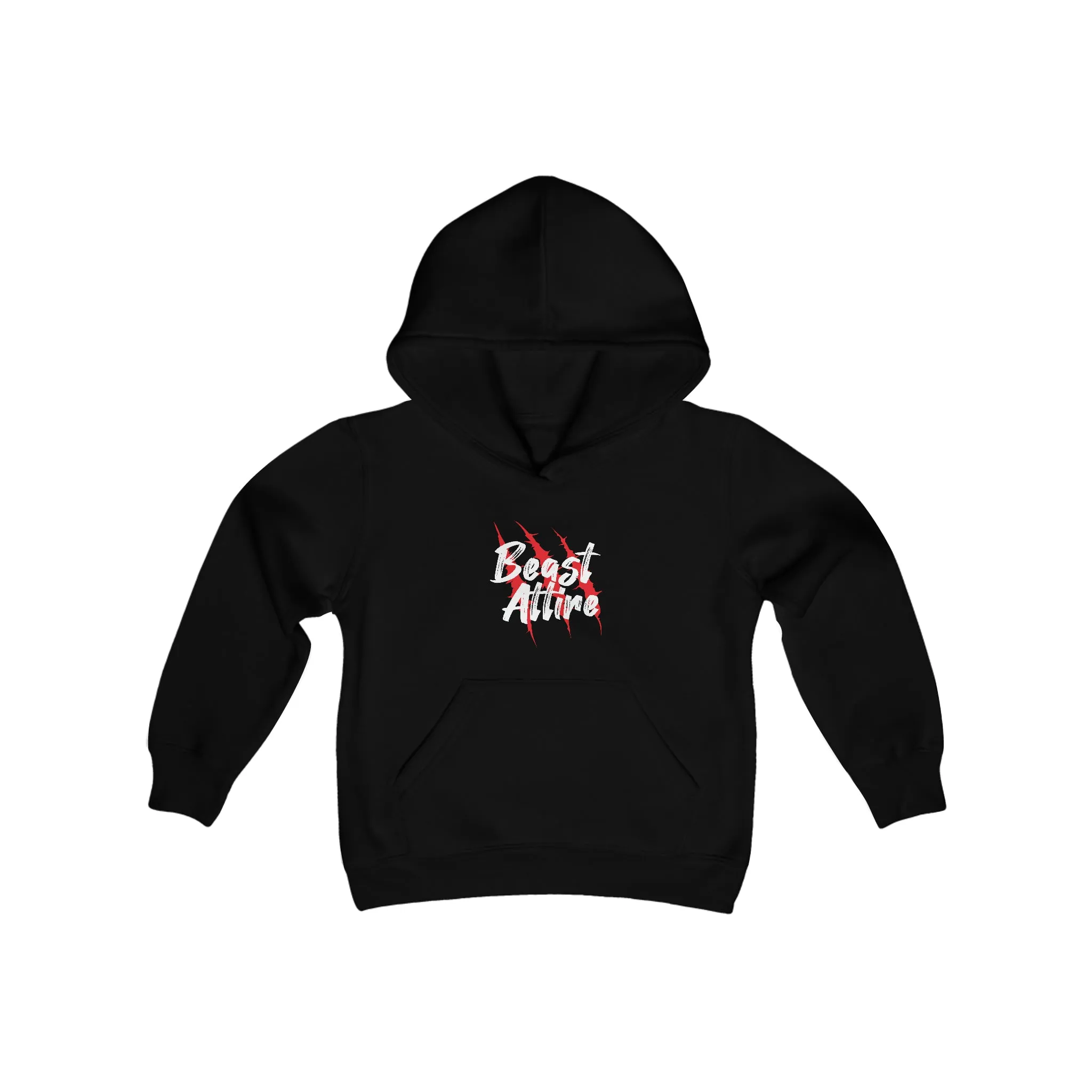 Kids Heavy Blend  Beast Attire Dark Hooded Sweatshirt