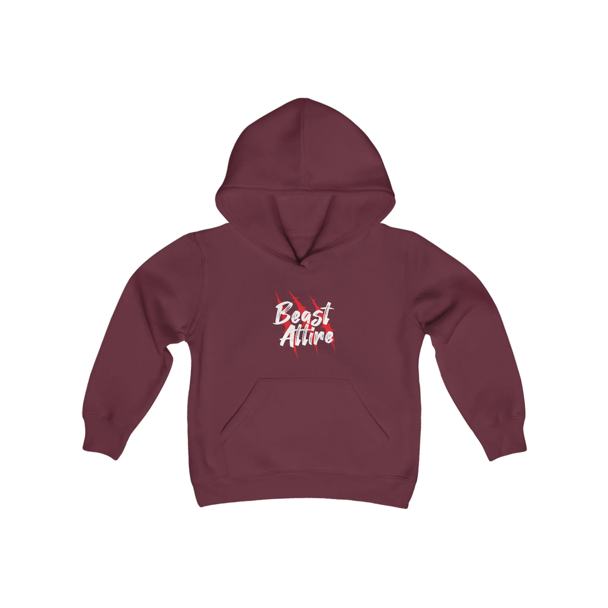 Kids Heavy Blend  Beast Attire Dark Hooded Sweatshirt