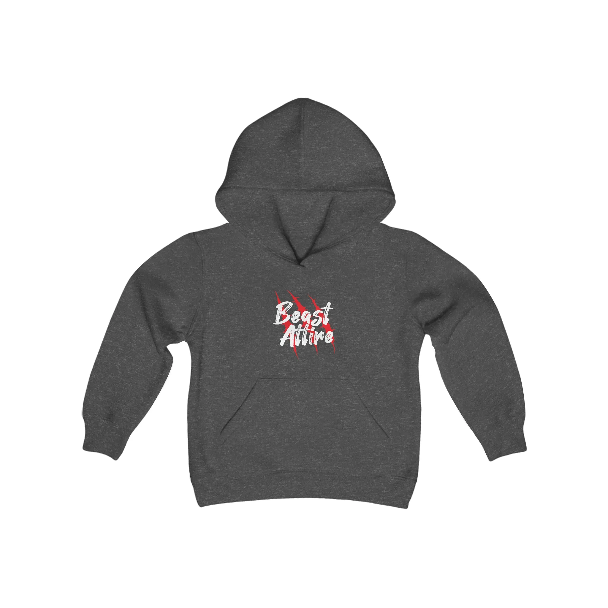 Kids Heavy Blend  Beast Attire Dark Hooded Sweatshirt