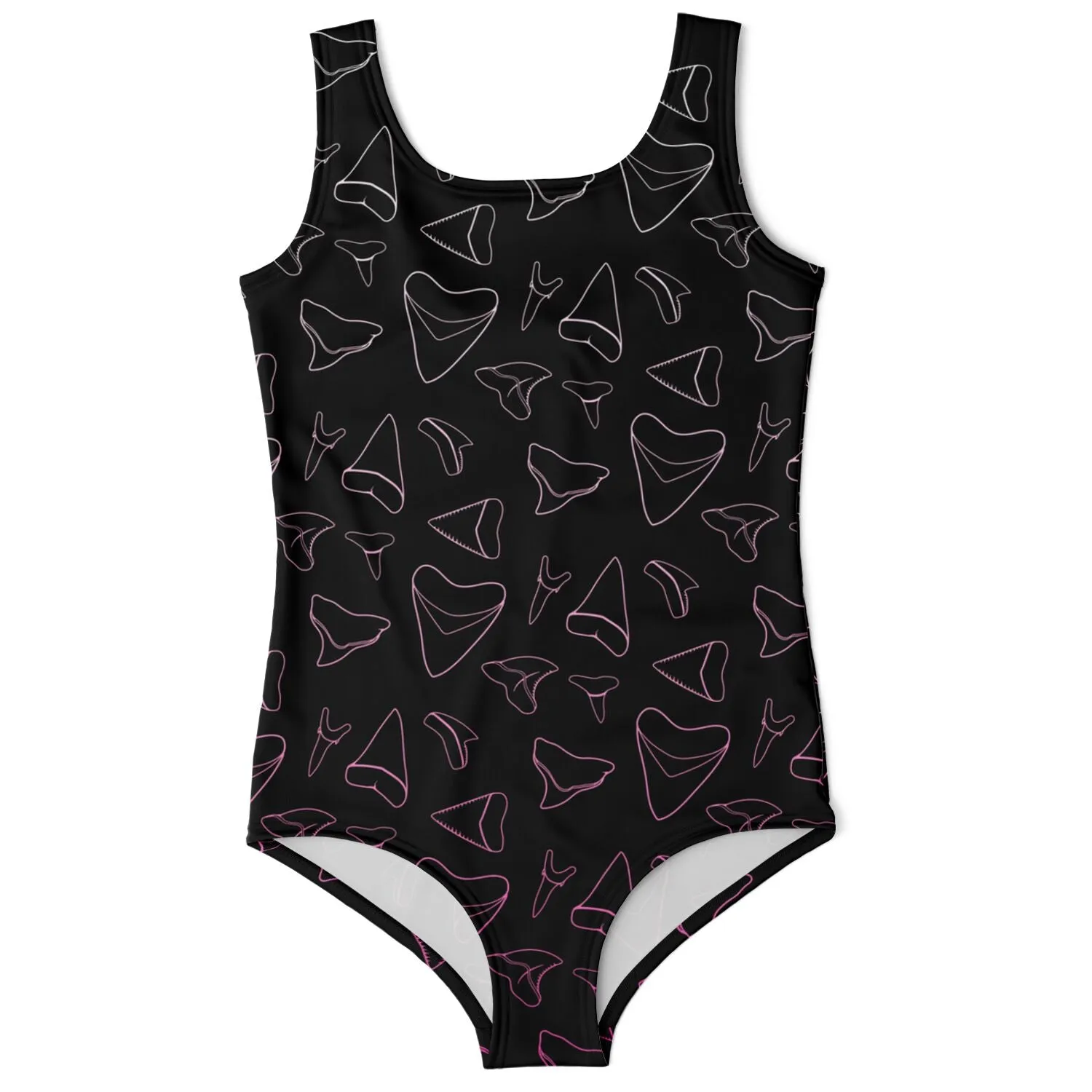 KID'S ONE PIECE SHARK TOOTH SWIMSUIT - FREE SHIPPING